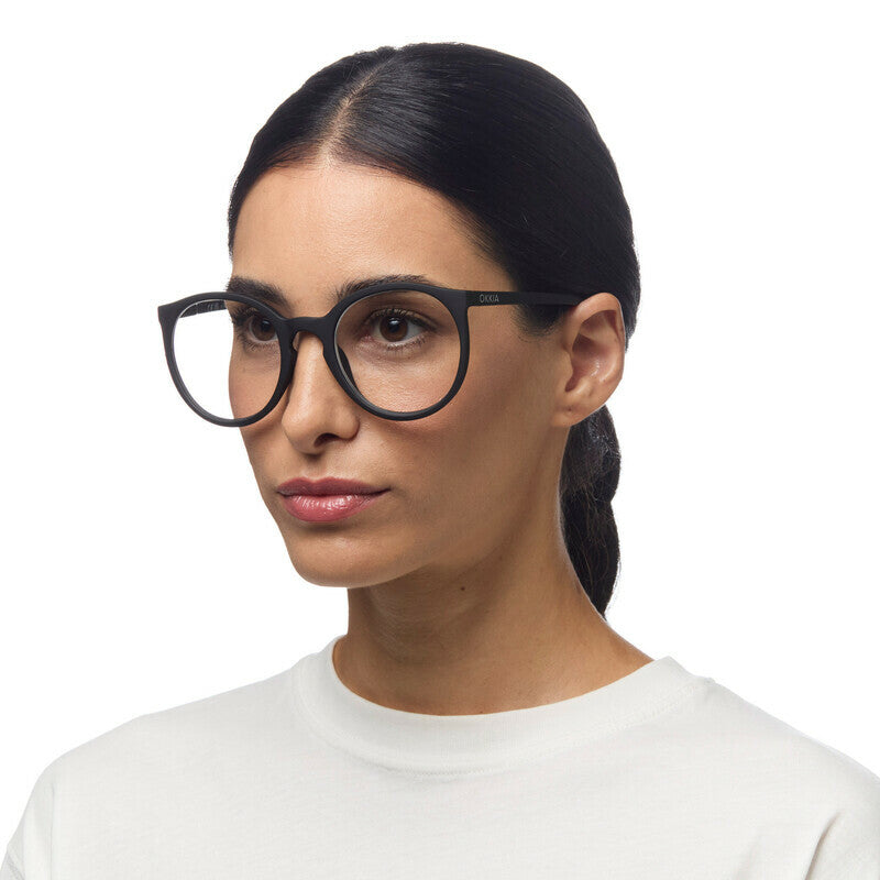 okkia okkia occhiale da lettura mod bologna premontato soft touch black diottrie 1 50 ean 8056211374067