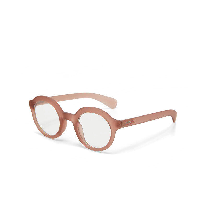 okkia okkia occhiale da lettura mod lauro premontato soft touch trasparent rose diottrie 3 00 ean 8056211370861