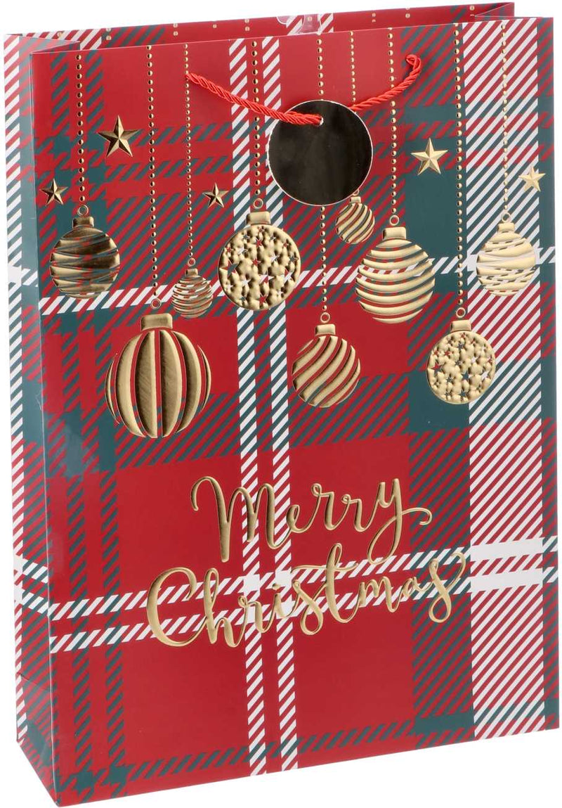 regalo italiano regalo italiano busta regalo di natale carta ass 33 x 10 cm h 46 cm multicolor 1 pz ean 8057586137769