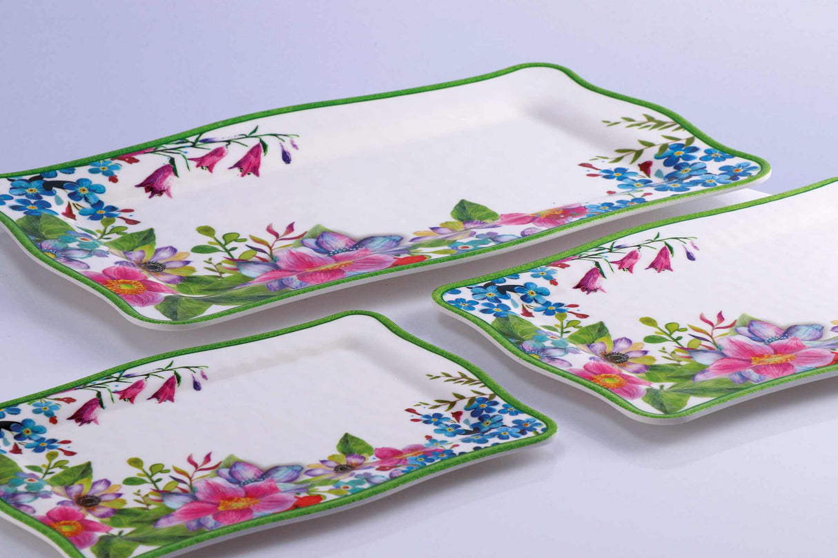 regalo italiano regalo italiano vassoio rettangolare shia melamina 48 x 28 cm h 2 cm multicolor ean 8057586111639