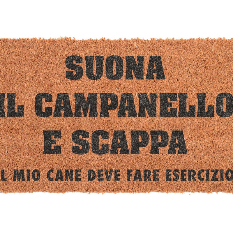 regalo italiano regalo italiano zerbino in cocco naturale 40 x 70 cm ass tappeto ingresso antiscivolo casa e porta 1 pz ean 8057586001411