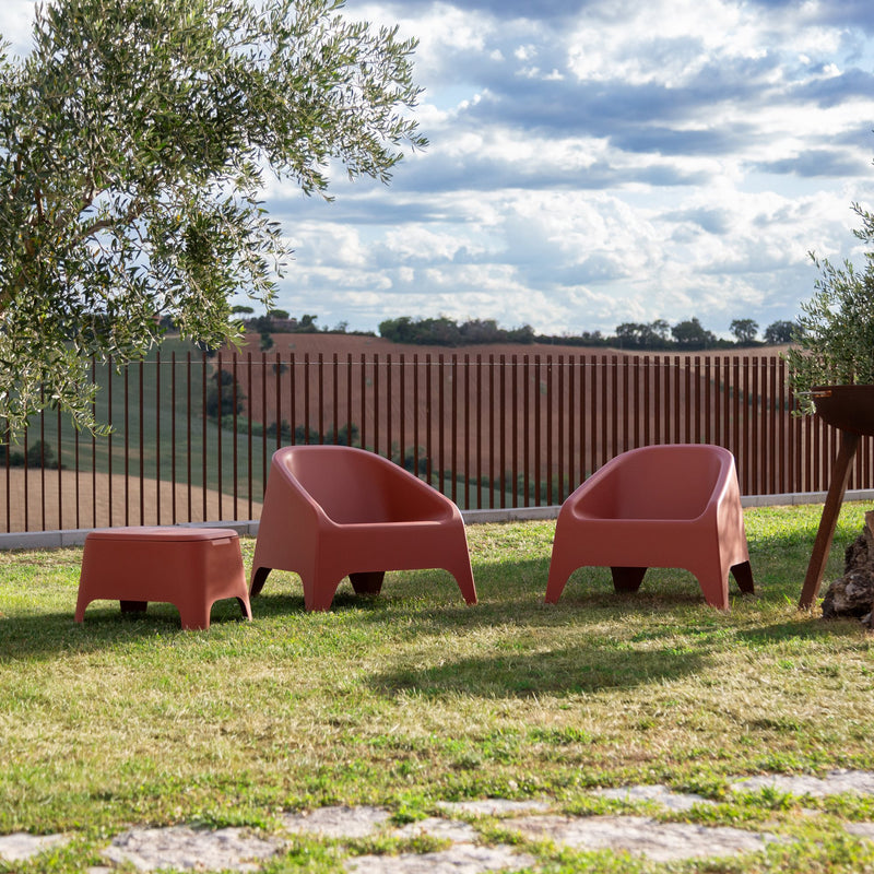 toomax toomax poltrona matera terracotta poltrona da giardino impilabile resistente ai raggi uv ean 8009371096256