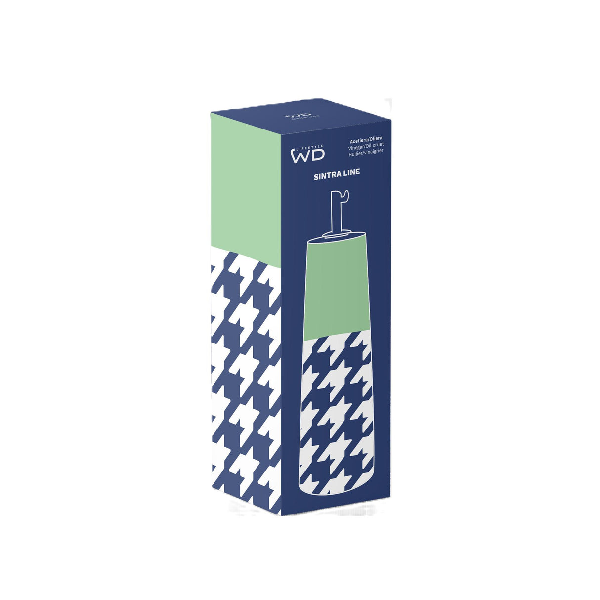 wd lifestyle wd lifestyle oliera acetiera in stoneware 490 ml blu ean 8055035684833