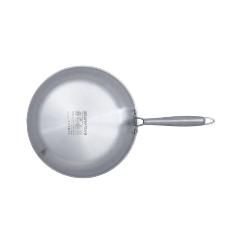 zani serafino zani serafino padella d 32 cm 5 padel in titanio 3 ply padella professionale multistrato resistente ean 8028460108786