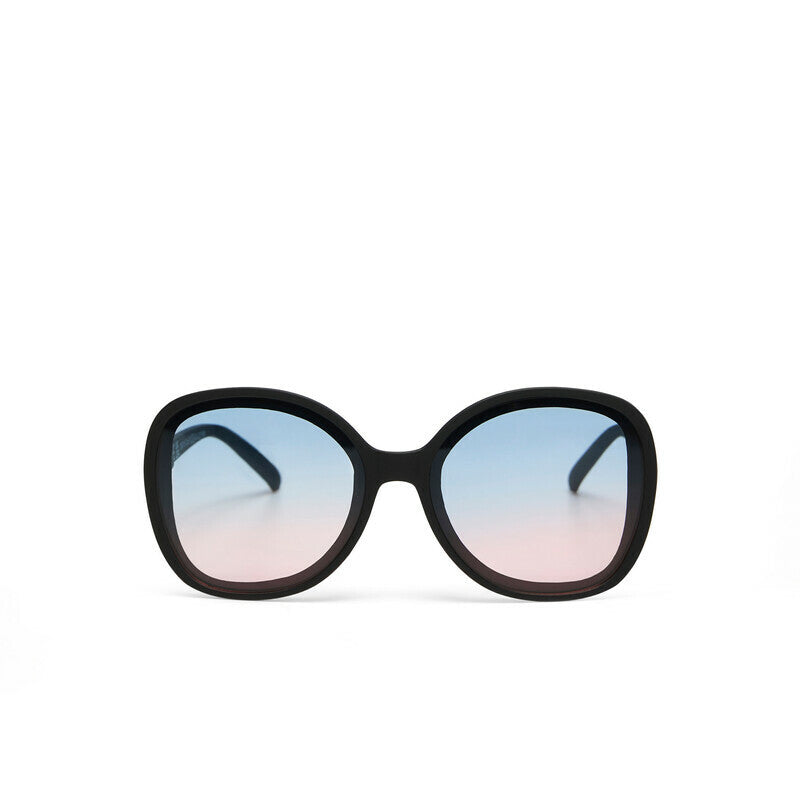 okkia okkia occhiale da sole premontato butterfly mod anna soft touch black lenti blue pink ean 8056211374258