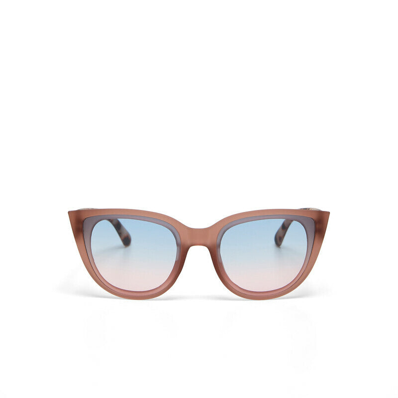 okkia okkia occhiale da sole premontato gatto lite mod silvia soft touch pink havana lenti blue pink ean 8056211375385