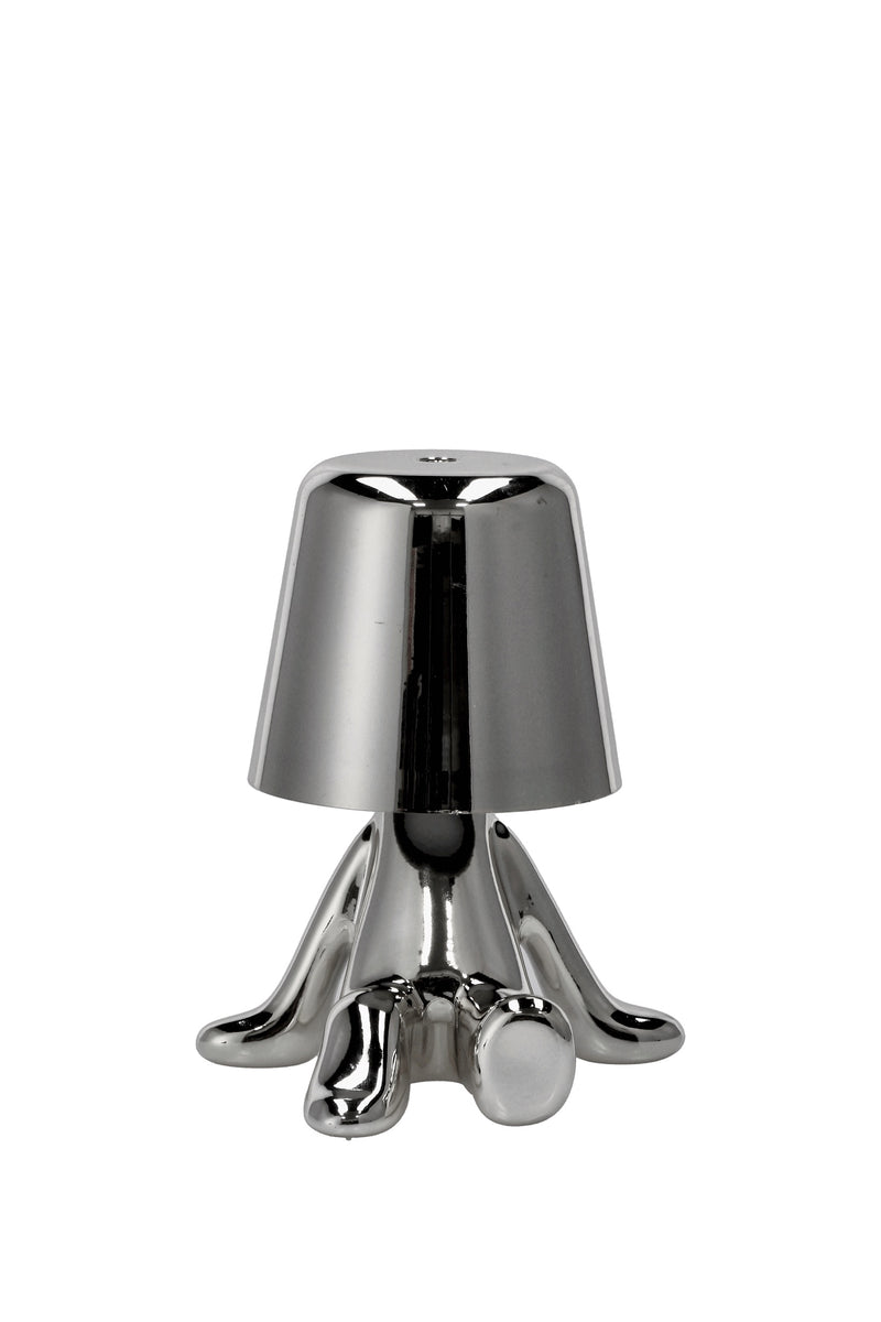 regalo italiano regalo italiano lampada touch ricaricabile eliad d 13 cm h 16 ass oro argento 1 pz ean 8057586149229