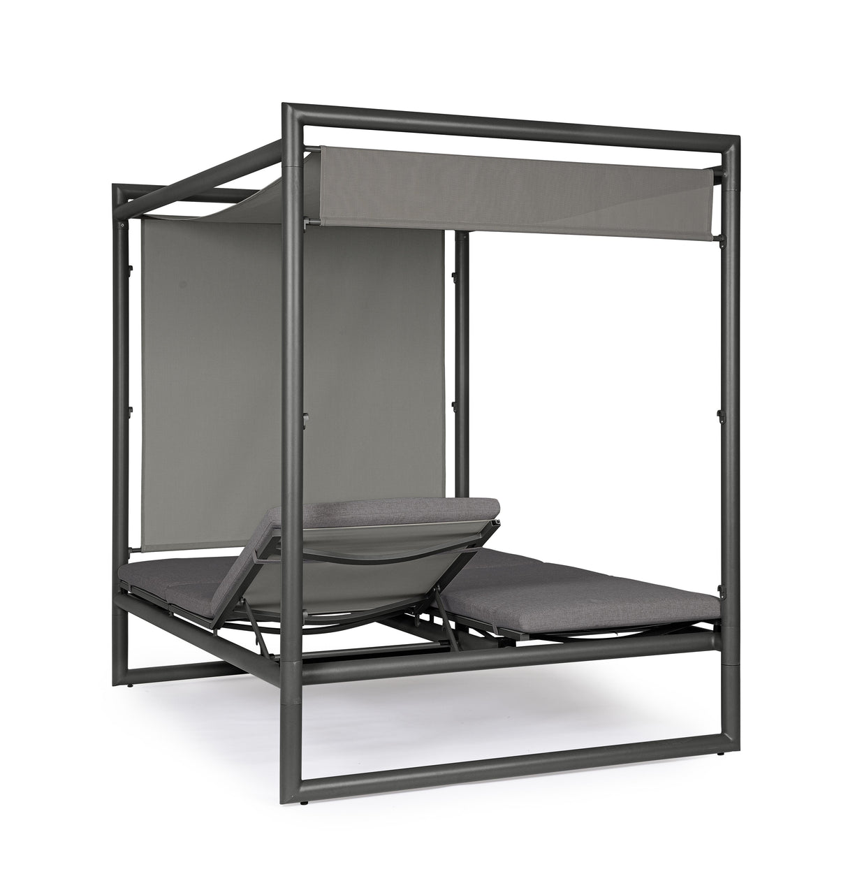 bizzotto bizzotto daybed konnor antracite struttura alluminio 213 x 149 x 196 cm tessuto idrorepellente ean 8051836690134