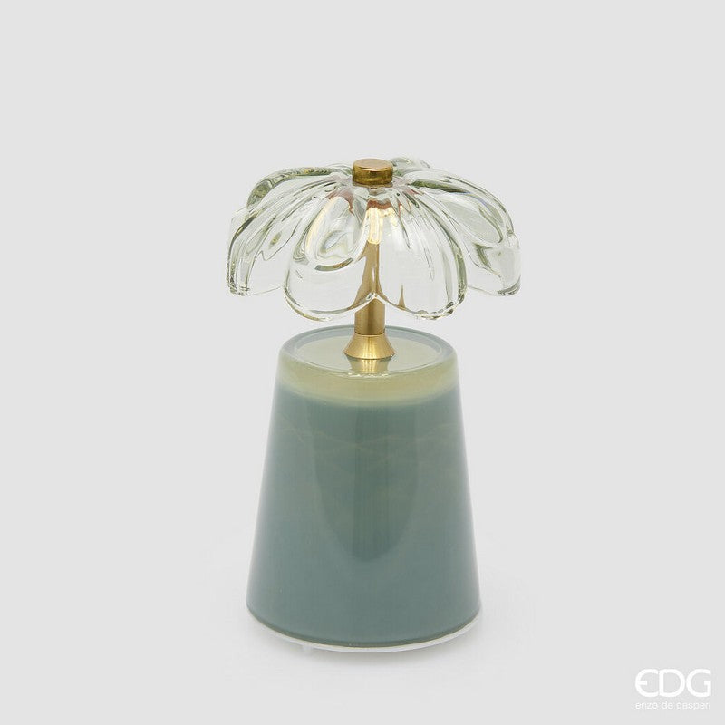 edg enzo de gasperi edg enzo de gasperi lampada da tavolo lily h 1750 cm d 11 cm ip20 salvia scatola regalo ean 8059824607881