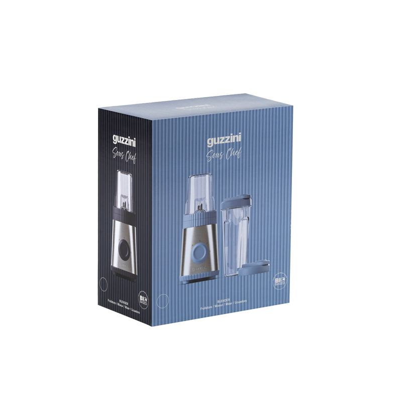 guzzini guzzini frullatore portatile on the go sous chef crema blender compatto con bicchiere design moderno ean 14850004