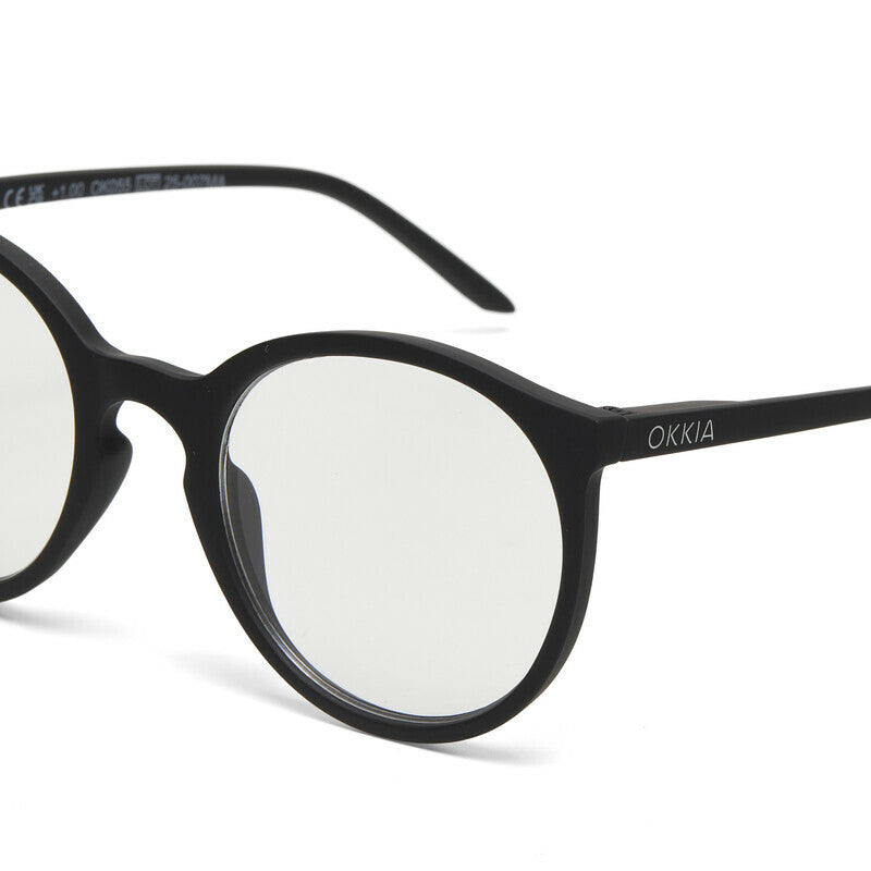 okkia okkia occhiale da lettura mod bologna premontato soft touch black diottrie 1 50 ean 8056211374067