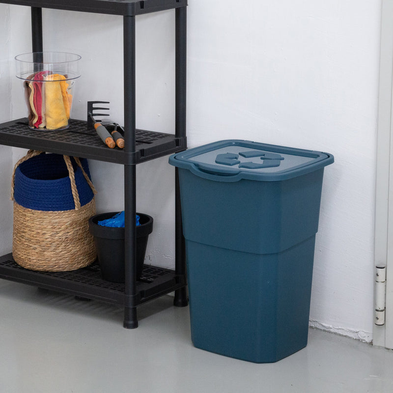dea home dea home set 3 pattumiere eco 3 da 50l raccolta differenziata 39 x 36 cm h 54 cm ean 8009371043403