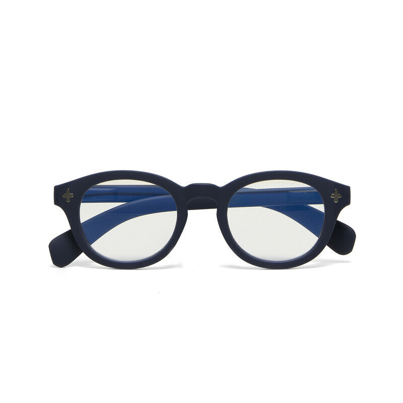 okkia okkia occhiale da lettura mod nashville premontato soft touch spring anti luce blu midnight diottrie 1 50 ean 8056211375095
