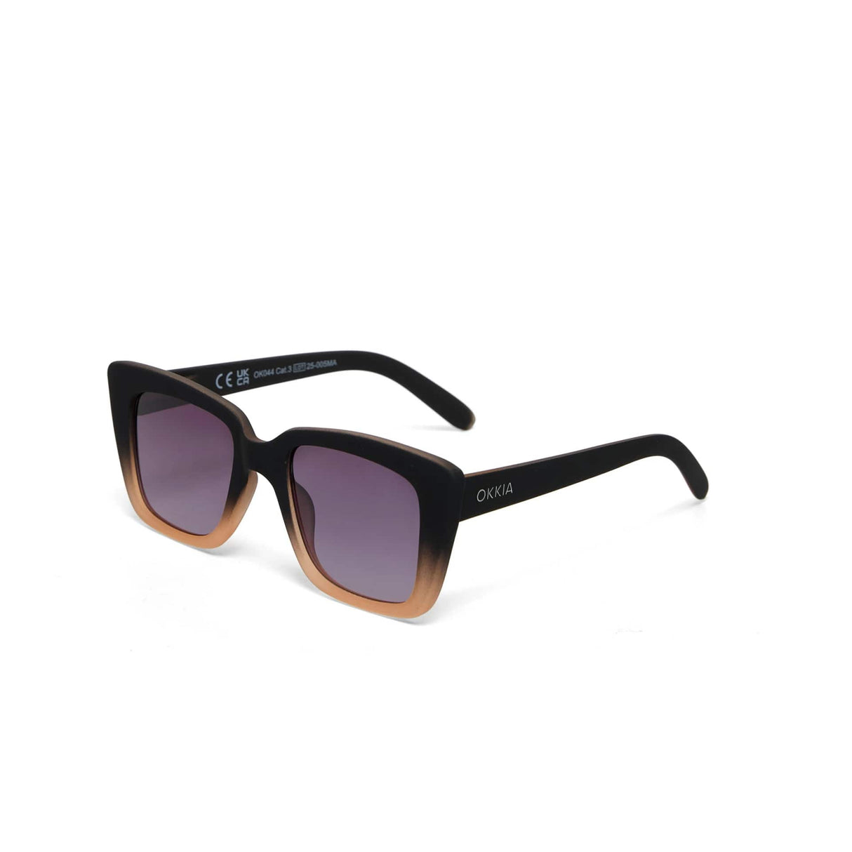 okkia okkia occhiale da sole premontato mod elba spring arms black in pink ean 8056211371226