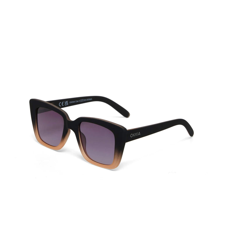 okkia okkia occhiale da sole premontato mod elba spring arms black in pink ean 8056211371226