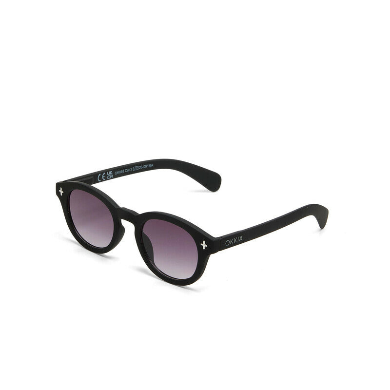 okkia okkia occhiale da sole premontato mod milano soft touch black lenti black ean 8056211375637