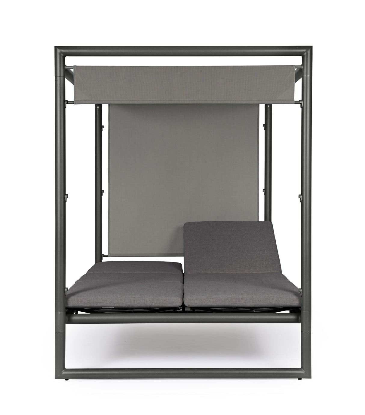 bizzotto bizzotto daybed konnor antracite struttura alluminio 213 x 149 x 196 cm tessuto idrorepellente ean 8051836690134