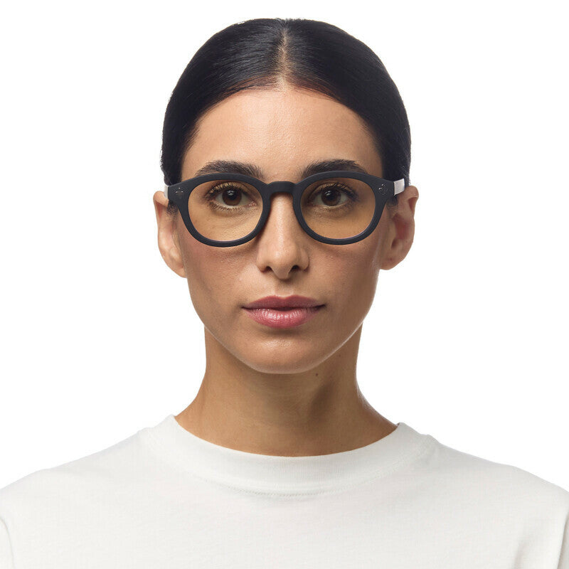 okkia okkia occhiale da lettura mod nashville premontato soft touch spring anti luce blu nero diottrie 1 00 ean 8056211374937