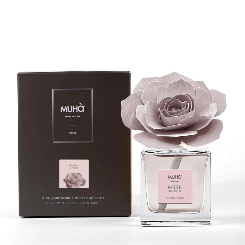 Muhà Profumierer Diffusor Rosa Bernstein Antik 100 ml