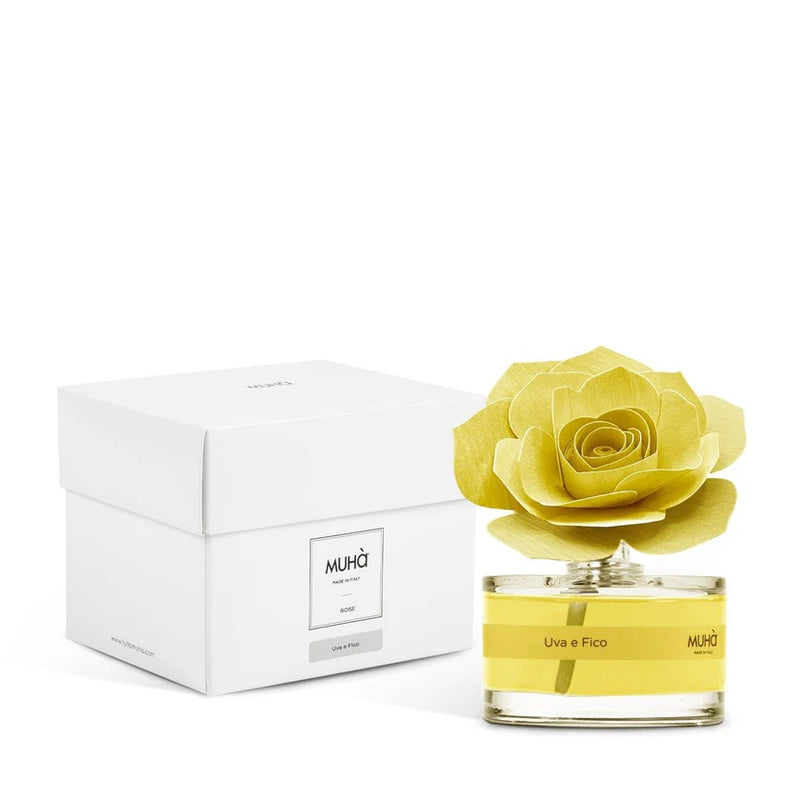 Muhà Profumatore Diffuser Gelbe Rose Traube und Feige 50ml