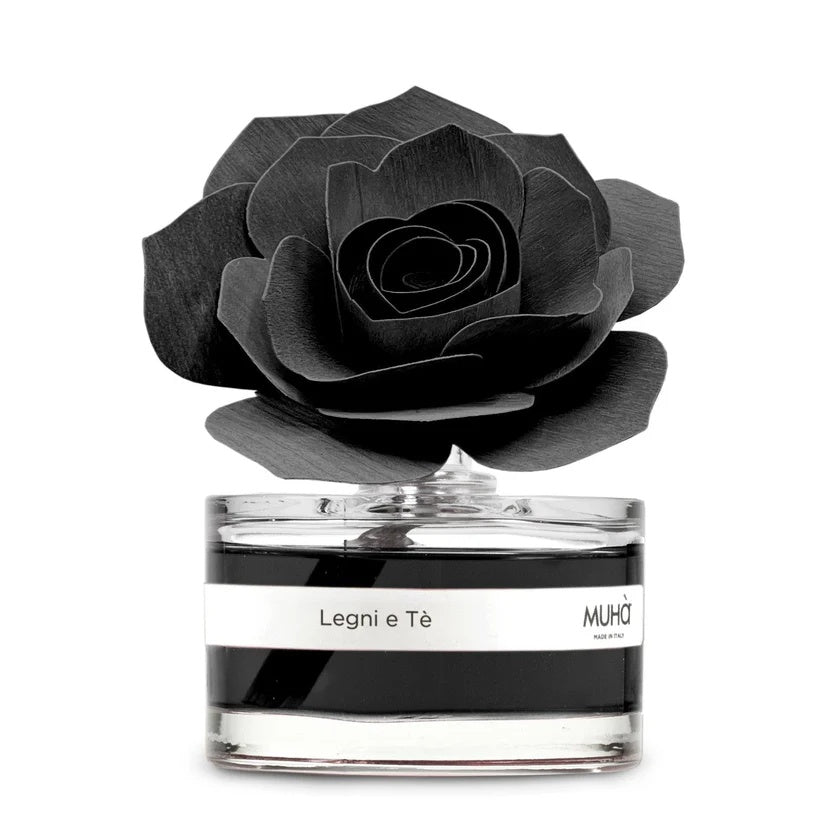 Muhà Profumdiffuser Rosa Nera Gastgeschenk Hölzer und Tee 50ml