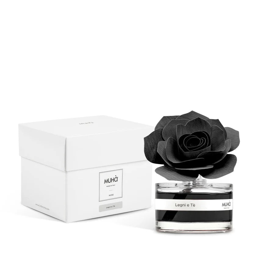 Muhà Profumdiffuser Rosa Nera Gastgeschenk Hölzer und Tee 50ml
