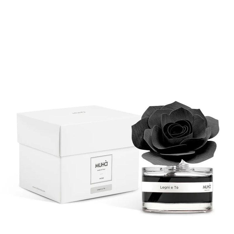 Muhà Profumdiffuser Rosa Nera Gastgeschenk Hölzer und Tee 50ml