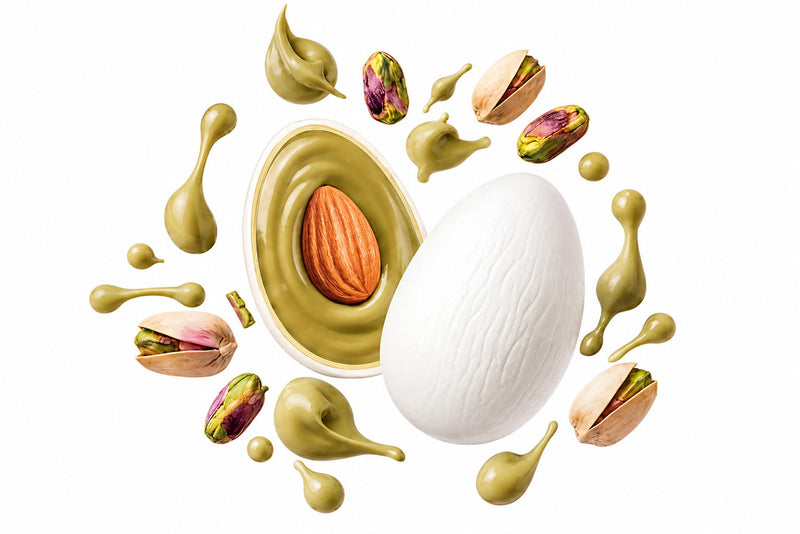 Maxtris Confetti Creamy Max Gusto Pistacchio Bianchi 1 kg – Confetti Golosi al Pistacchio per Matrimoni, Cerimonie, Feste e Confettate