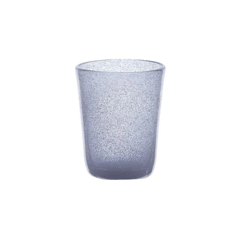 Zani Serafino Memento Tumbler Wasserglas Liliac aus Glaspaste – Handgefertigt
