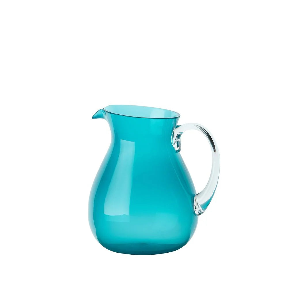 Zani Serafino Caraffa Memento Synth Small Pitcher Farbe Türkis in MS-Methacrylat 1 Lt