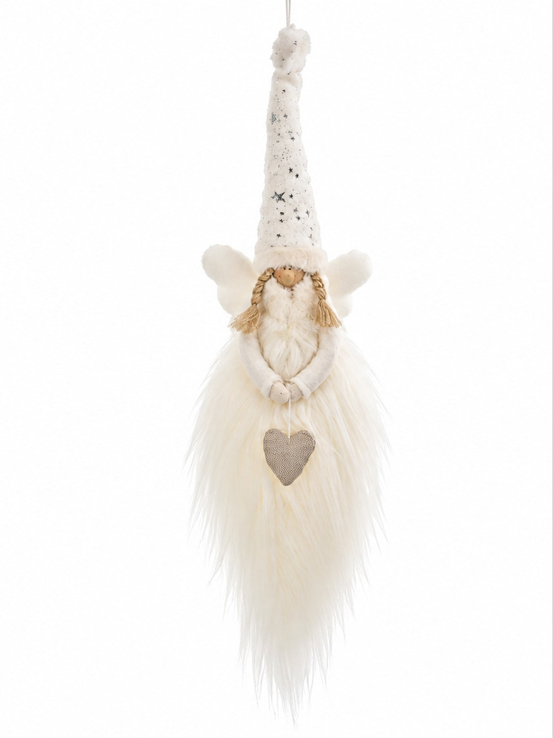 ARPIMEX Bambino Weihnachtsbaum-Anhänger für Christbaum H 60 Cm Weiß