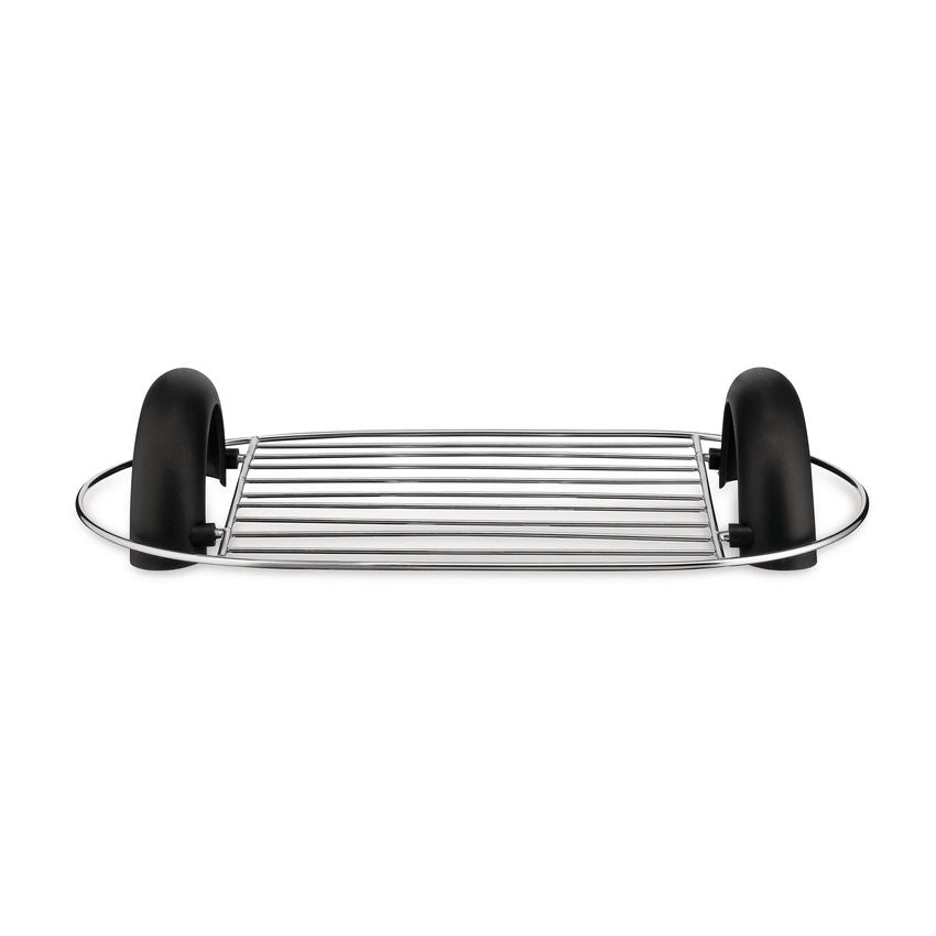 Alessi Toaster Toru Schwarz aus Edelstahl und Thermoplastharz