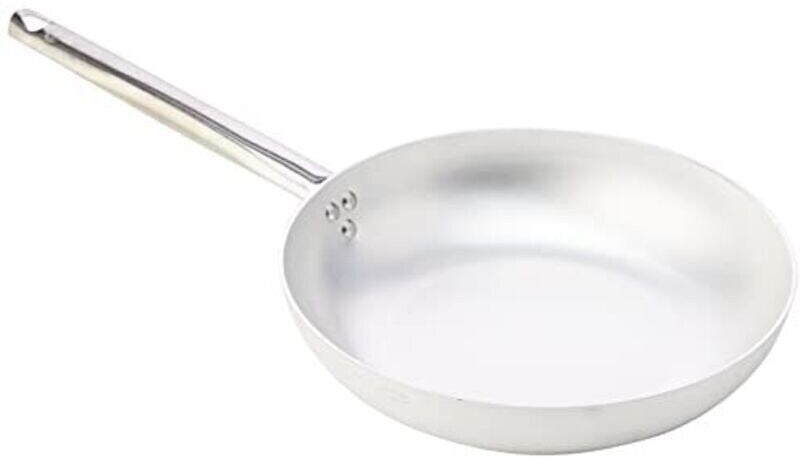 AGNELLI Schräge Pfanne Aluminium mit 1 Edelstahlgriff Ø 28 cm