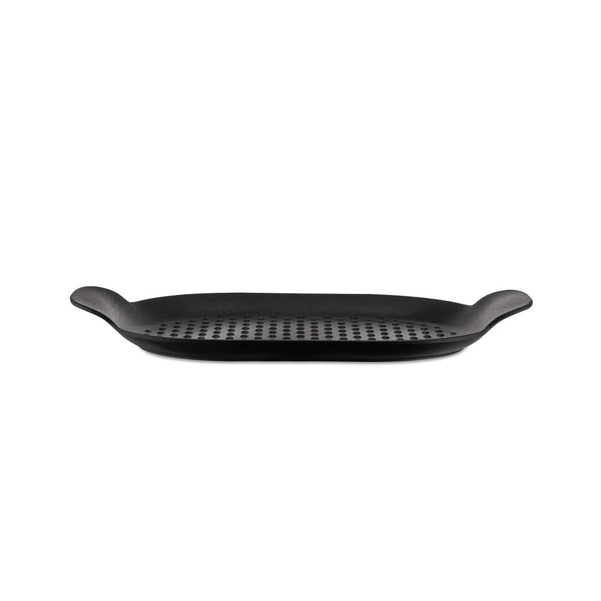 Alessi Grillplatte Edo in Gusseisen Schwarz