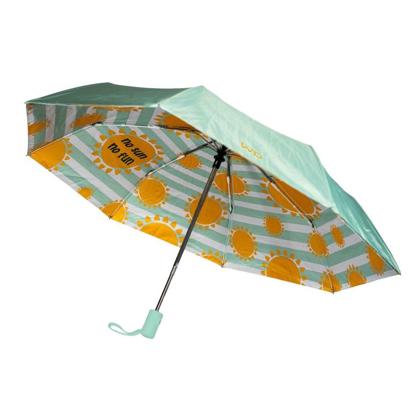 WD LifeStyle Automatischer Regenschirm No Sun No Fun – Fantasieschirm