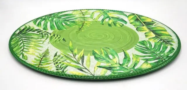 EasyLife EasyLife Tablett Oval 50 x 35,5 Cm Bali Grün