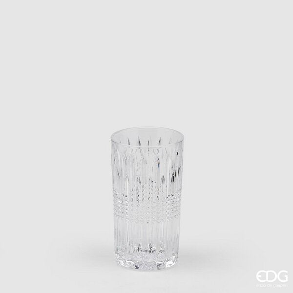 EDG Enzo De Gasperi Wasserglas Linien H 14 cm D 8 cm 6er Pack