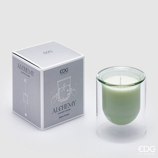 EDG Enzo De Gasperi Kerze Alchemy H 10 cm D 8,5 cm Black Forest