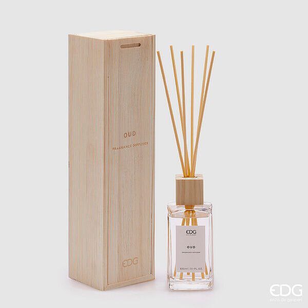 EDG Enzo De Gasperi Raumduftzerstäuber Flasche Essential 330 Ml H 16 Cm Oud