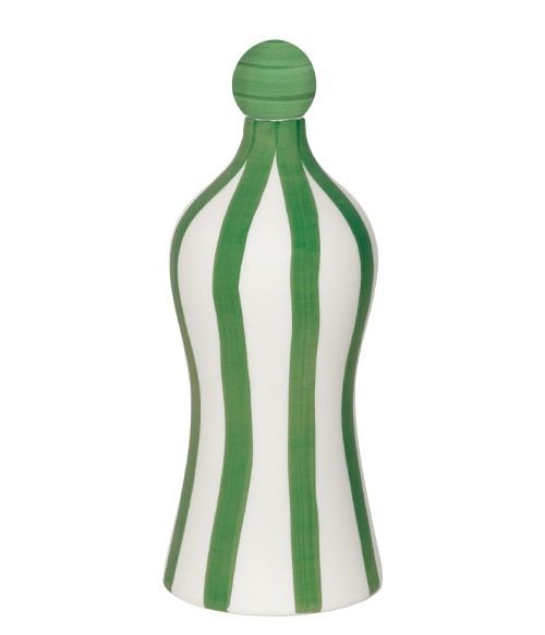 Zafferano Streifen Flasche Lido D 110 Mm H 264 Mm Salbei