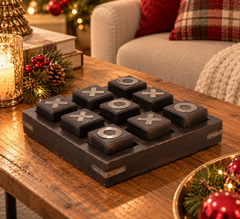 Bizzotto Decorazione Tris Fortune Nero 17,2x17,2 cm – Idea Regalo Natale