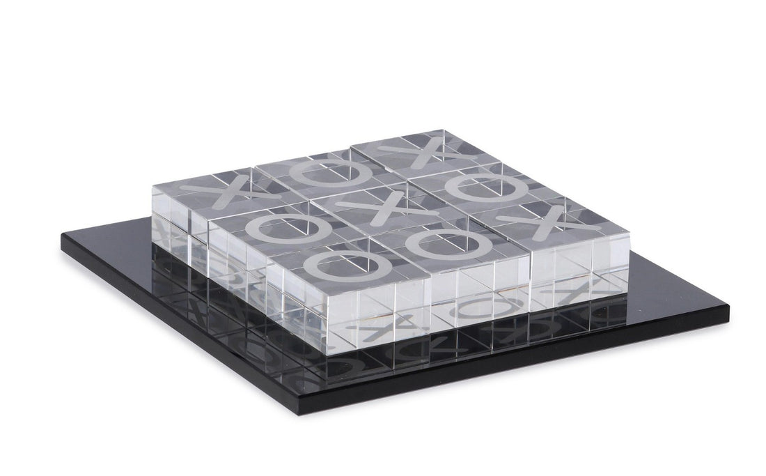 Bizzotto Weihnachtsdekoration Tris Carlson Transparent und Schwarz 23x23 cm – Weihnachtsschmuck und Weihnachtsgeschenkidee