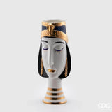 EDG Enzo De Gasperi Vase Egypt Iside H61 D23 Blau und Gold