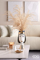 EDG Enzo De Gasperi Vase Egypt Iside H61 D23 Blau und Gold