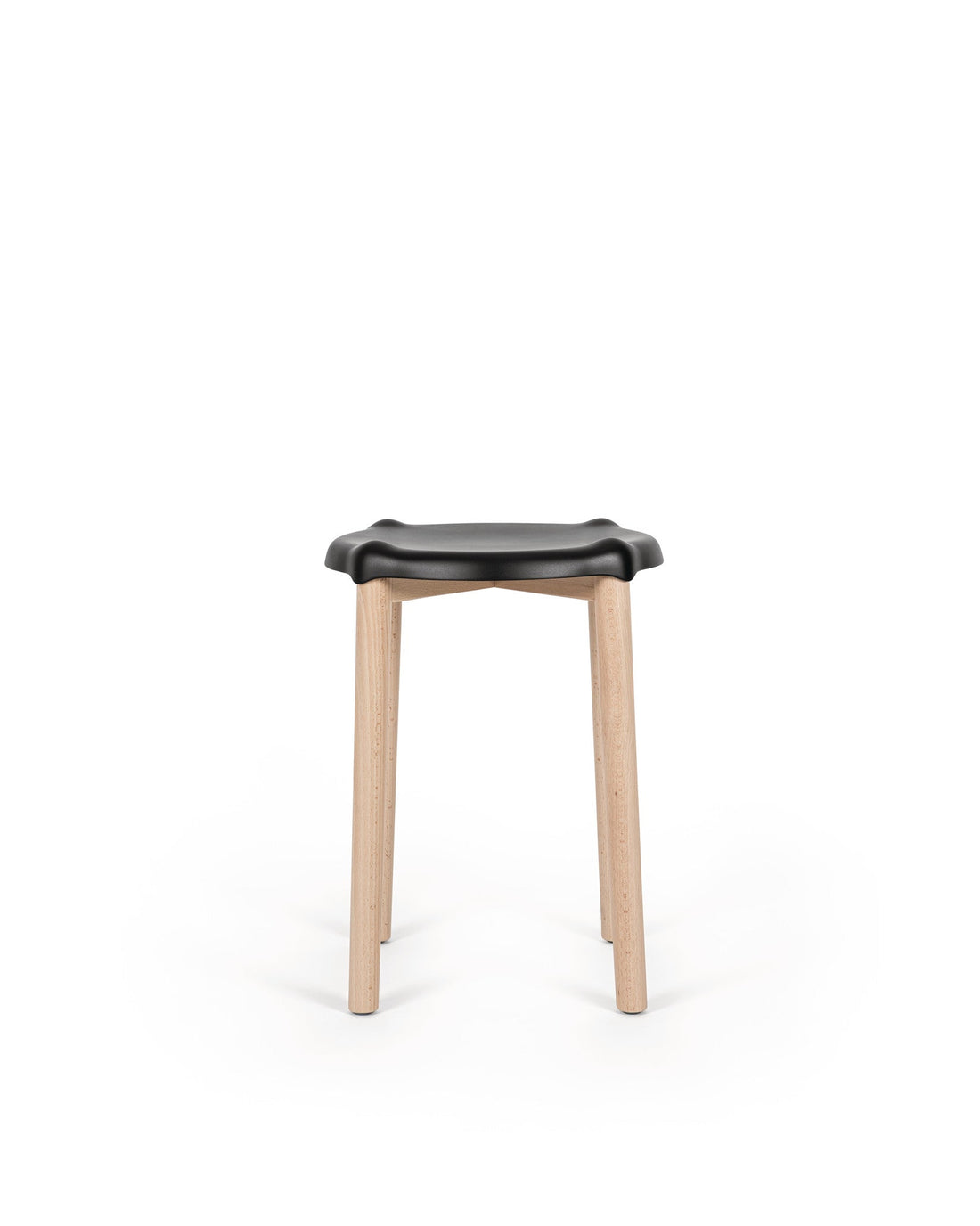 Alessi Poêle sgabello PS22 B nero, design Philippe Starck