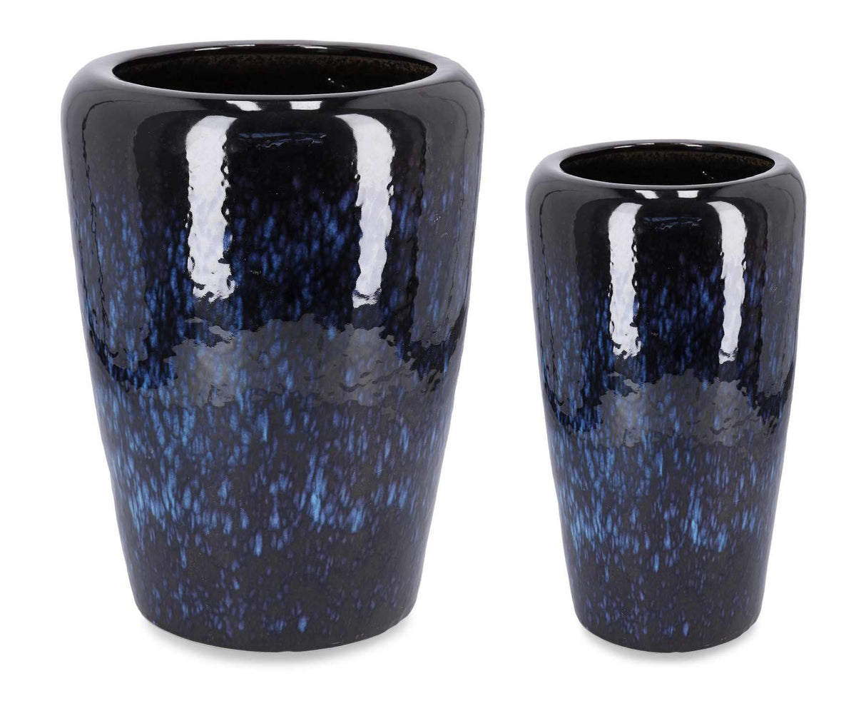Bizzotto Set 2 Vasi Jia Svasati Blu