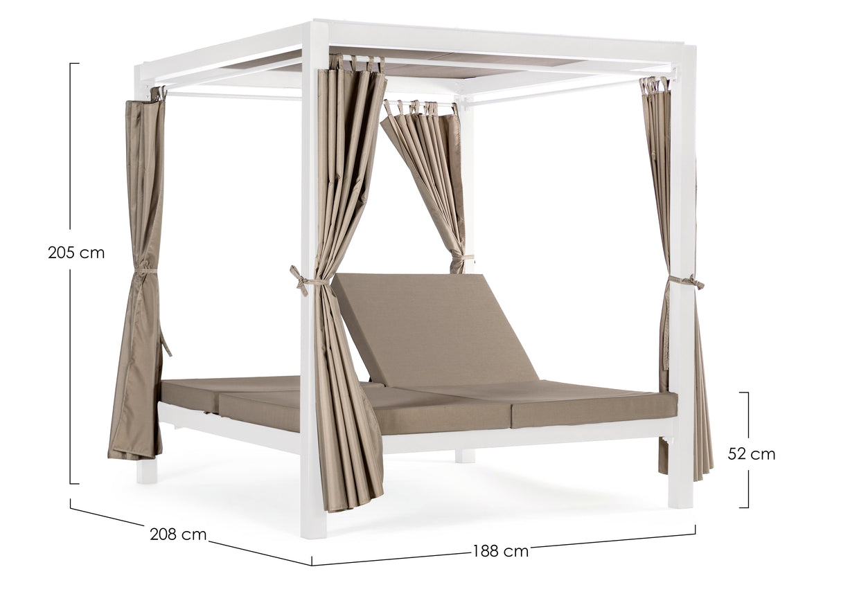 bizzotto bizzotto daybed dream lettino con tende bianco ean 8051836220249