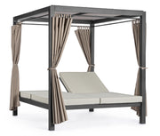 Bizzotto Daybed Dream Lettino con Tende Antracite