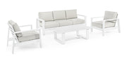 Bizzotto Set 4 Salotto Baltic Bianco