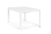 Bizzotto Tisch Quadratisch Ausziehbar Kiplin 149 x 97 / 149 Cm Weiß